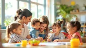 metier autour des enfants