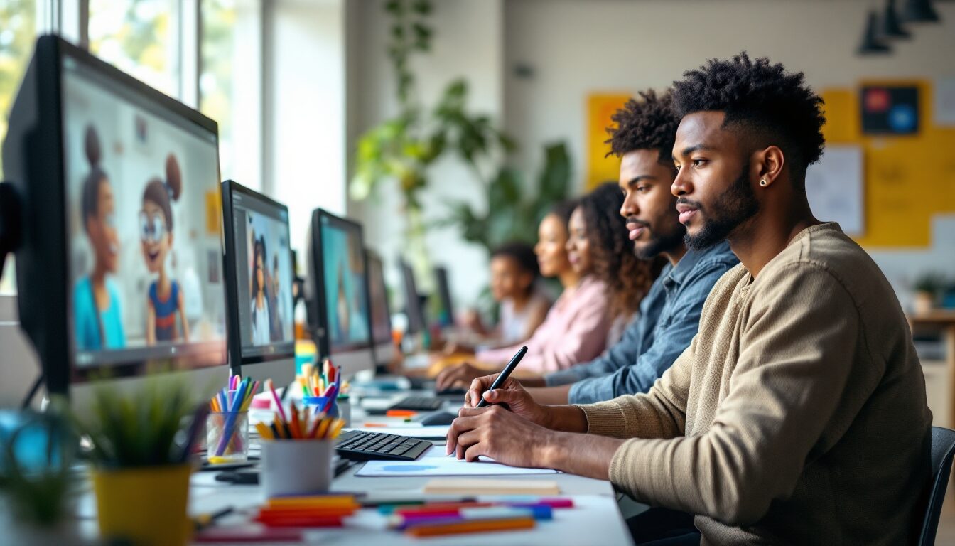 métier dans l animation