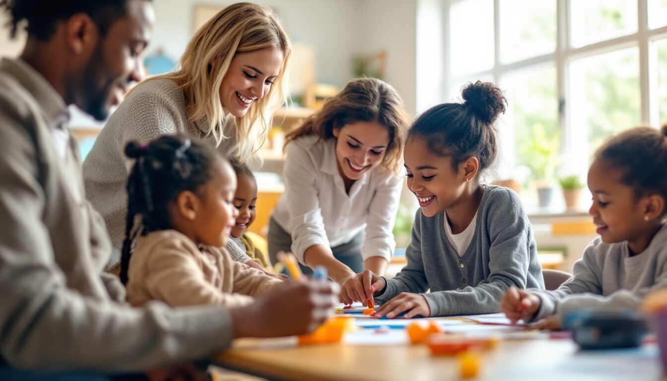 travailler avec les enfants handicapés