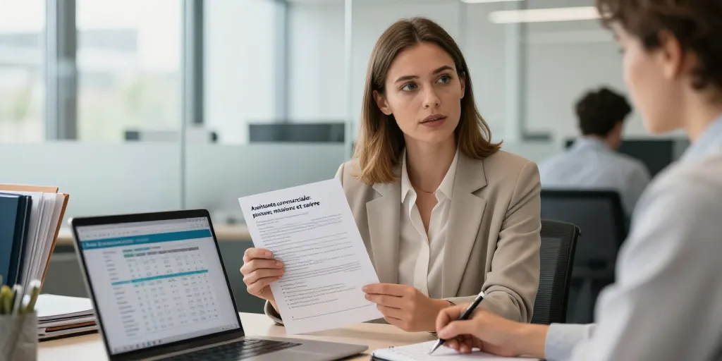 assistante commerciale fiche métier