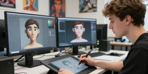 travail dans l animation