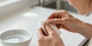 Comment nettoyer un collier en or?
